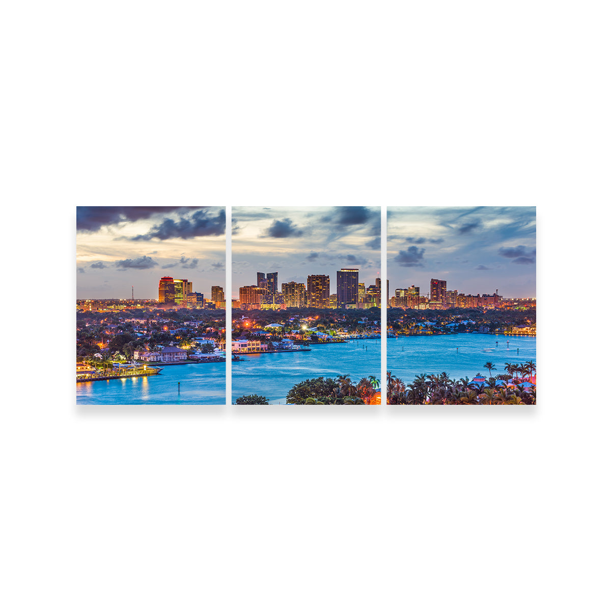 Stunning Fort Lauderdale Skyline Wall Art for Home Decor