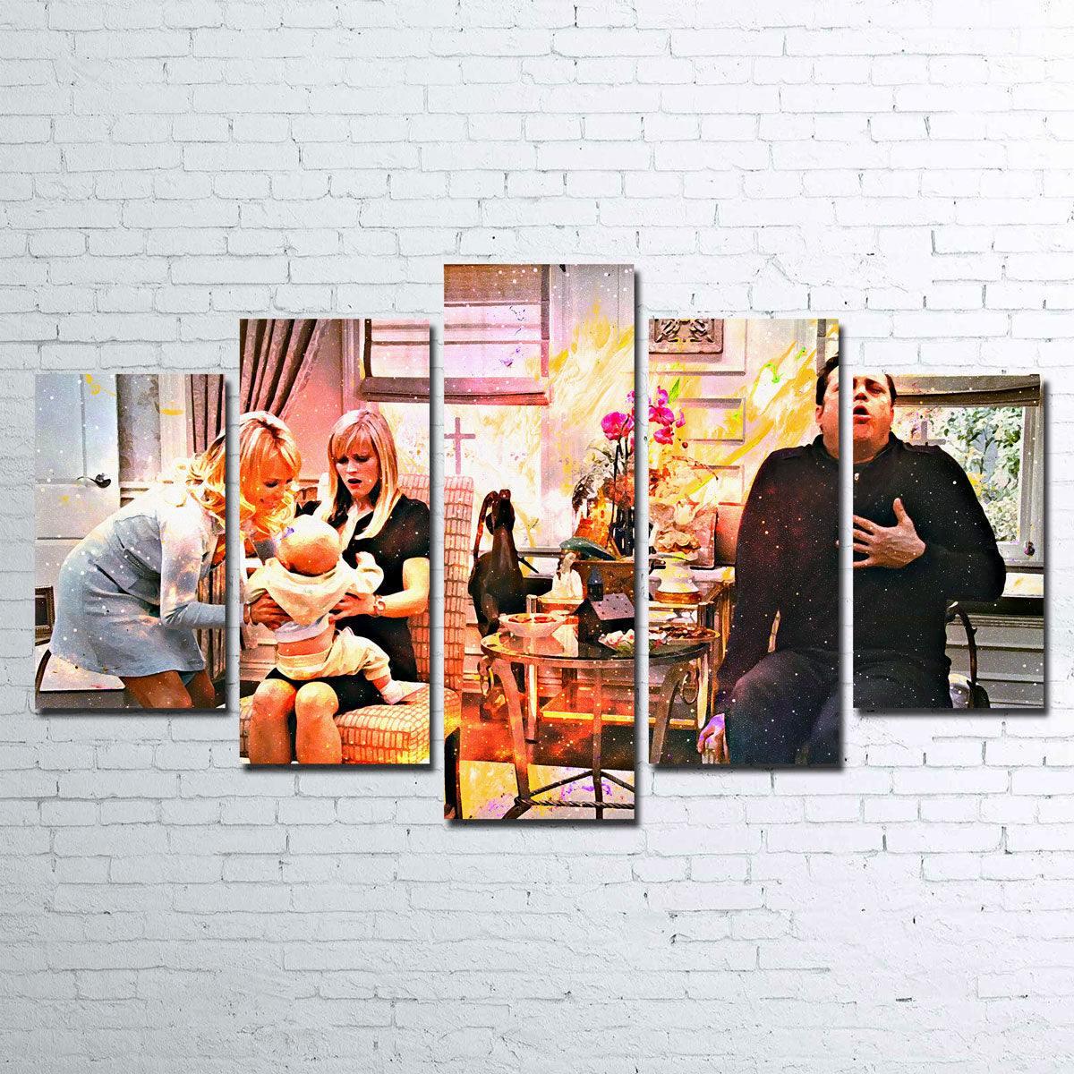 Exquisite Four Christmases Wall Art for Festive Decor