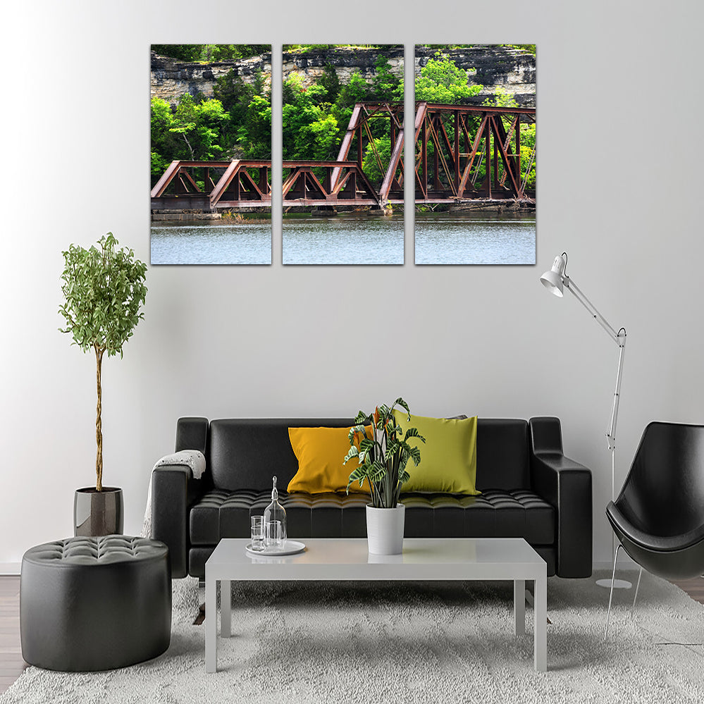 Gorgeous Ozarks Railway Bridge Wall Art for Stunning Home Decor