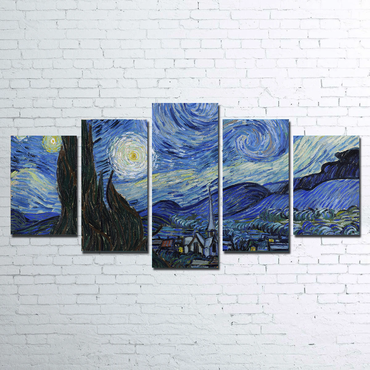 Enchanting Starry Night Wall Art - Premium Canvas for Home Decor