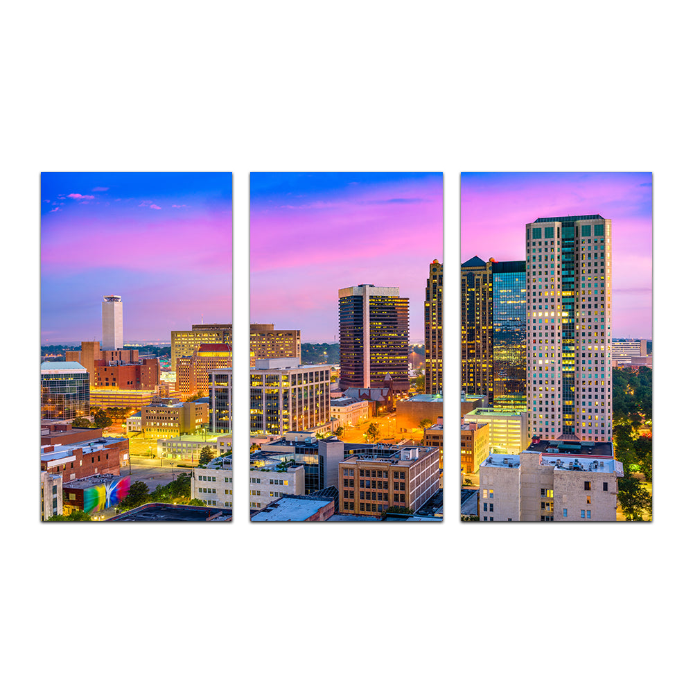 Stunning Birmingham Skyline Wall Art for Home Decor