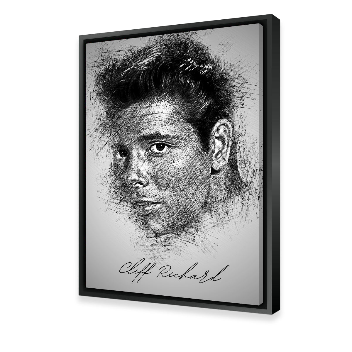 Stunning Cliff Richard Wall Art - Museum-Quality Canvas Print