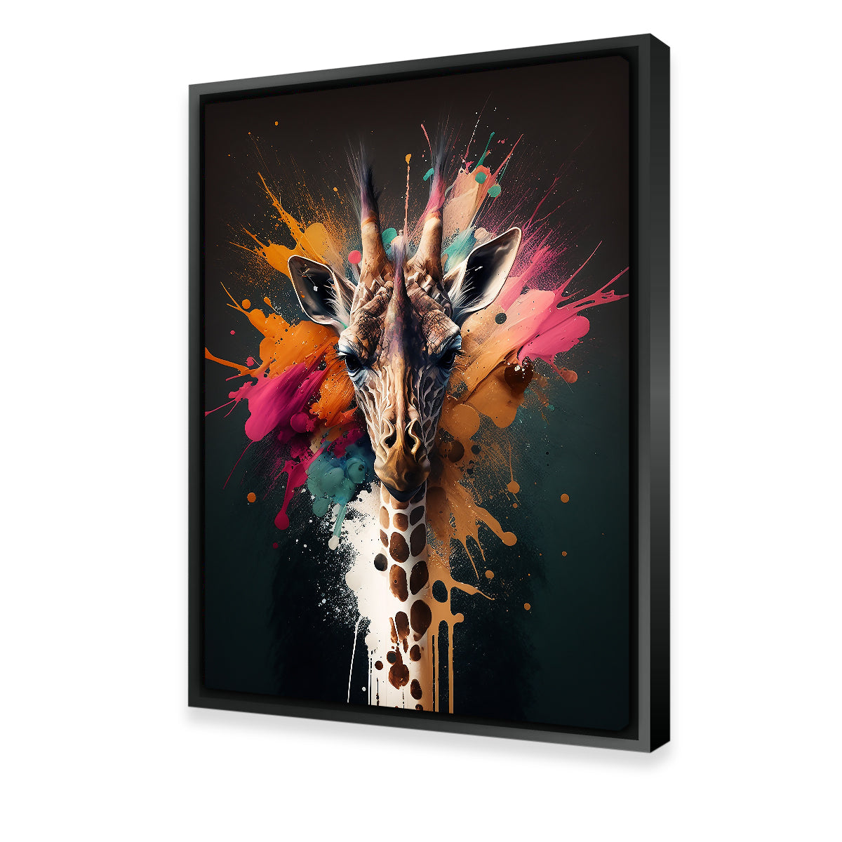 Stunning Giraffe Portrait Wall Art by Jennifer Hotai
