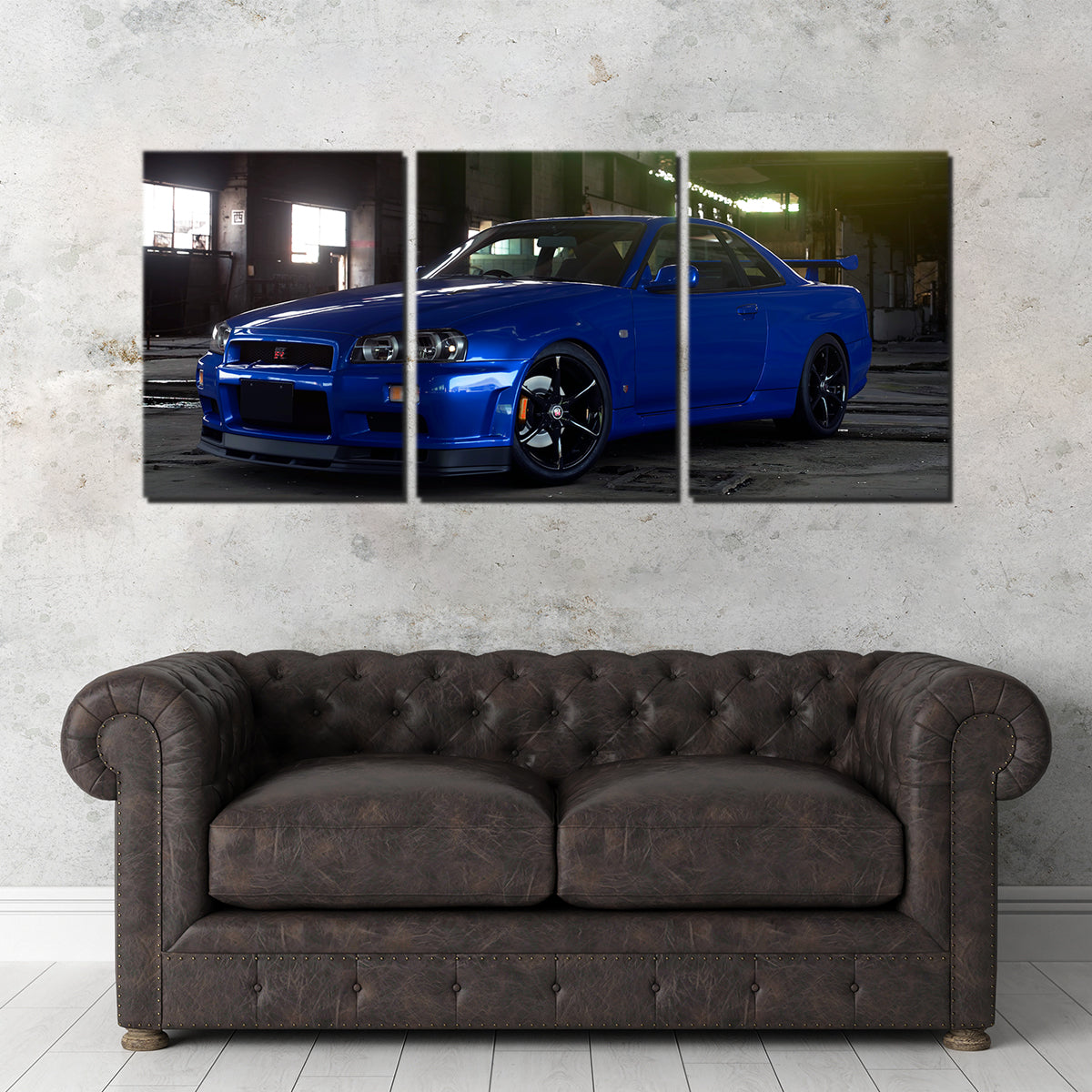Stunning R34 Warehouse Wall Art by Vynton