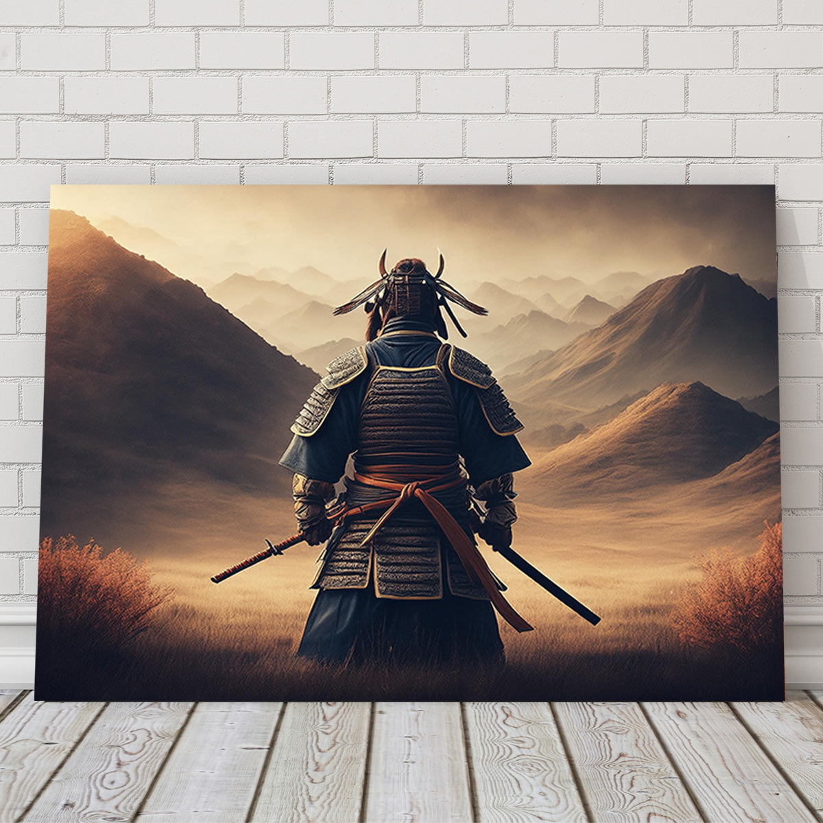 Exquisite Lone Samurai Warrior Wall Art for Stunning Home Decor