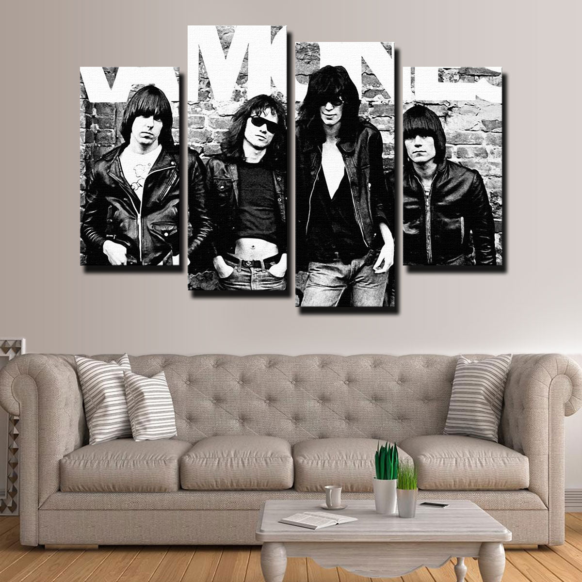 Authentic Ramones Wall Art - Stunning Decor for Music Lovers