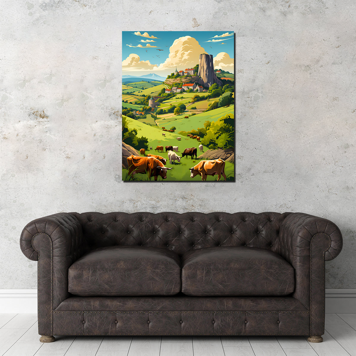 Exquisite French Countryside Wall Art by Valth Graphics