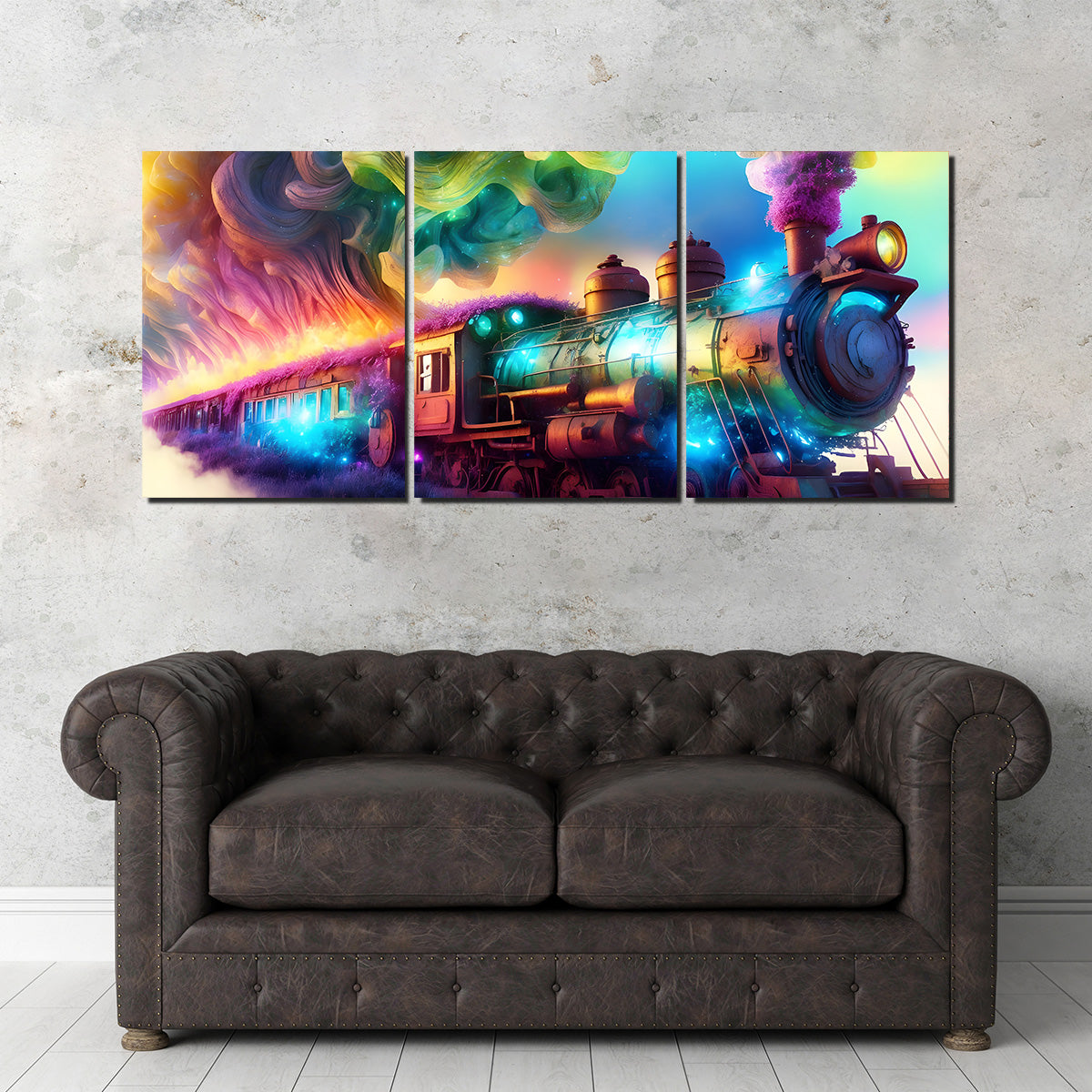 Exquisite Rainbow Railways Art Prints