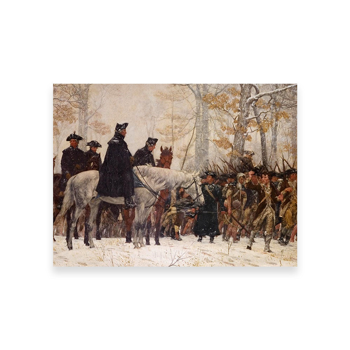 GW Revolutionary War Premium Wall Art for Patriotic Decor