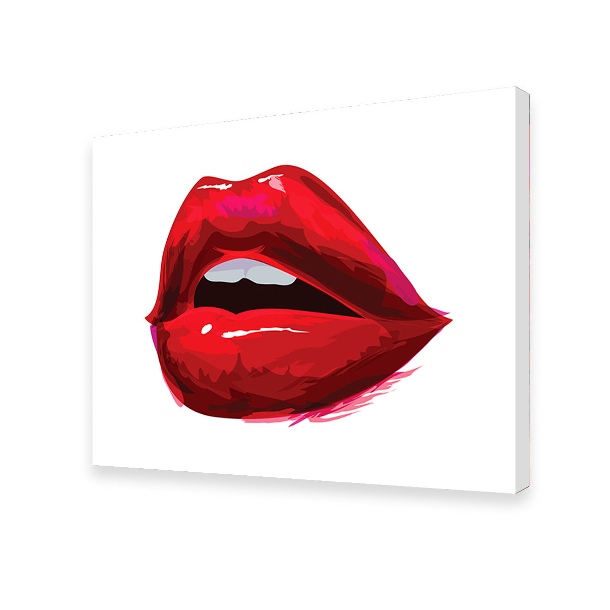 Stunning Red Lips Wall Art