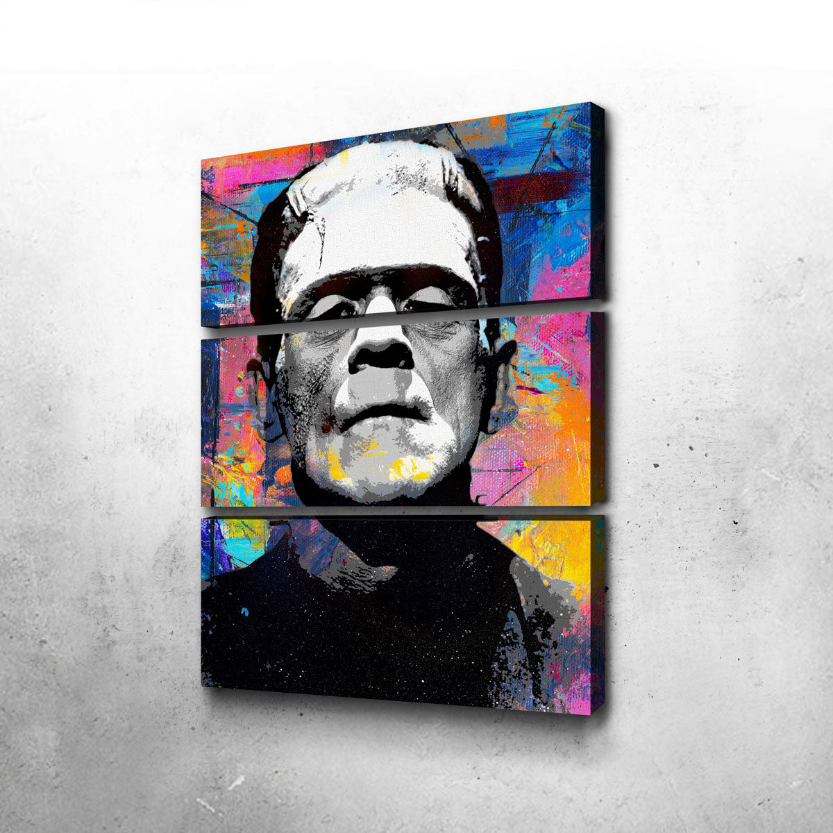 Frankenstein-inspired Colorful Wall Art for Stunning Decor