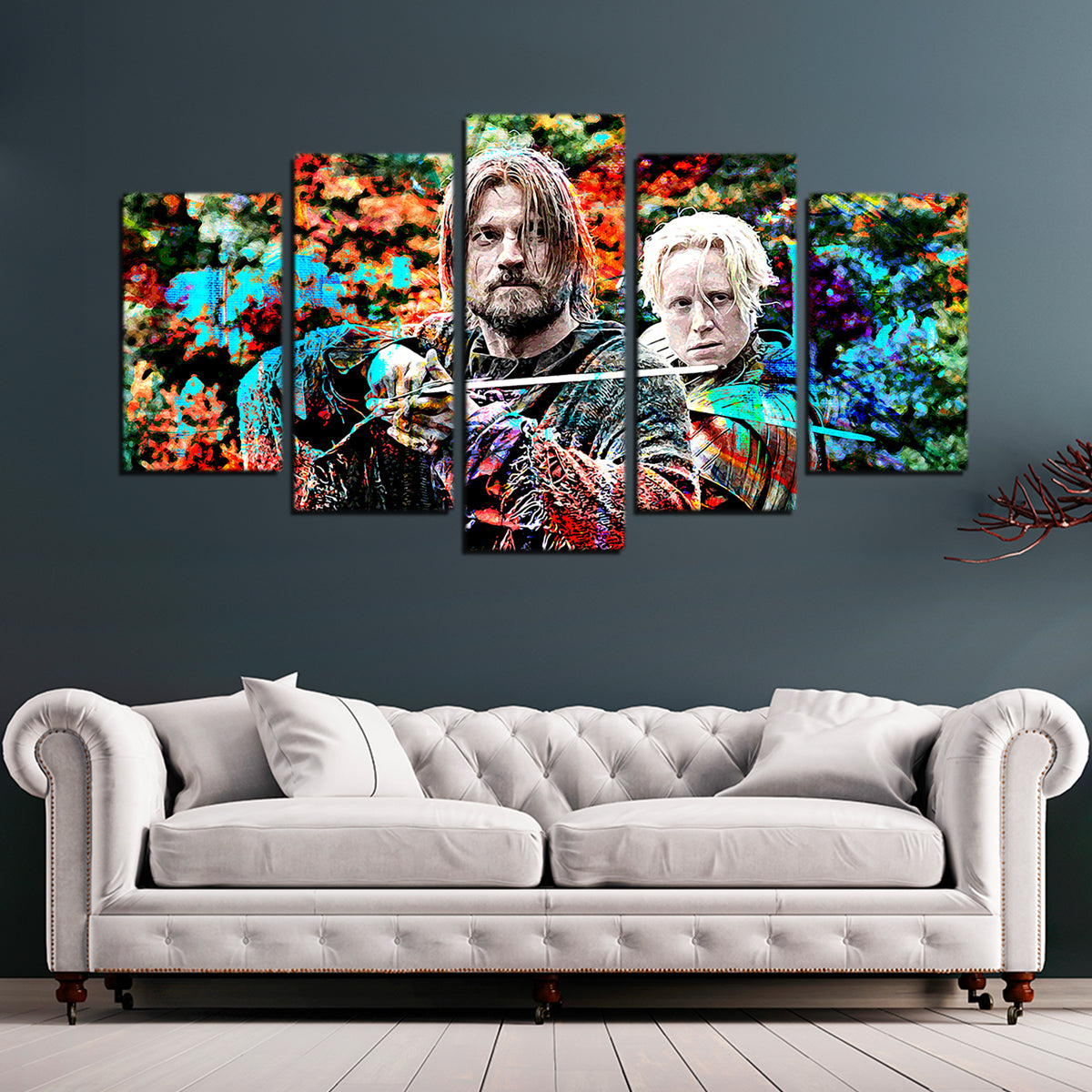 Jaime and Brienne Stunning Wall Art for Home Decor