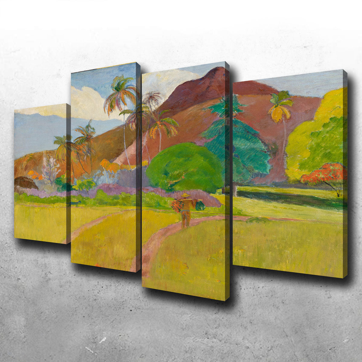 Stunning Paul Gauguin Mountain Wall Art