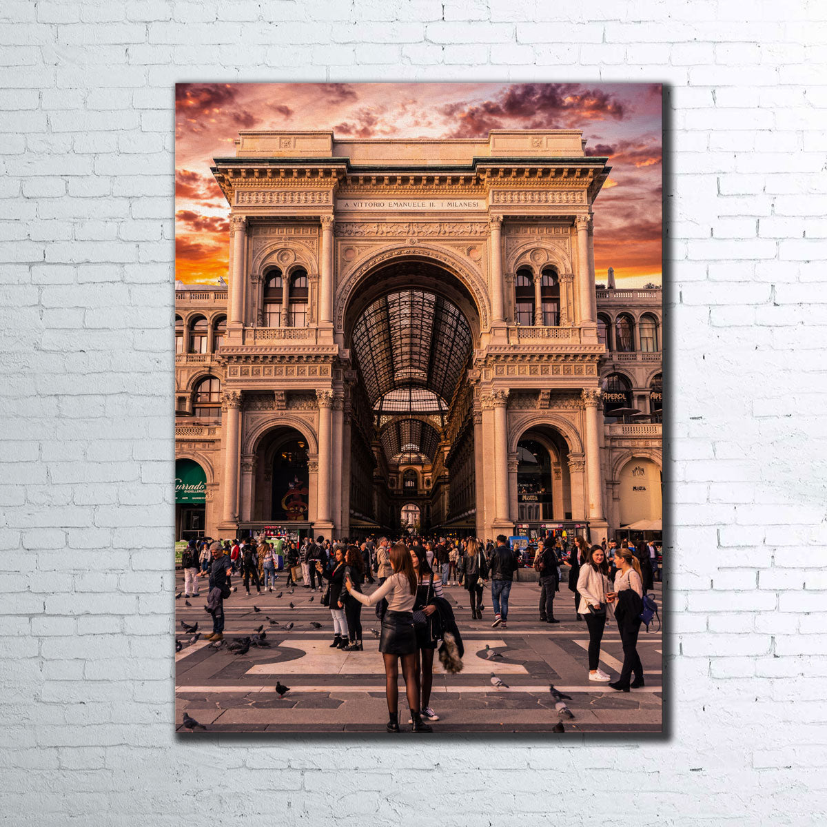 Stunning Galleria Vittorio Emanuele II Milano Wall Art by Stefano Baltieri