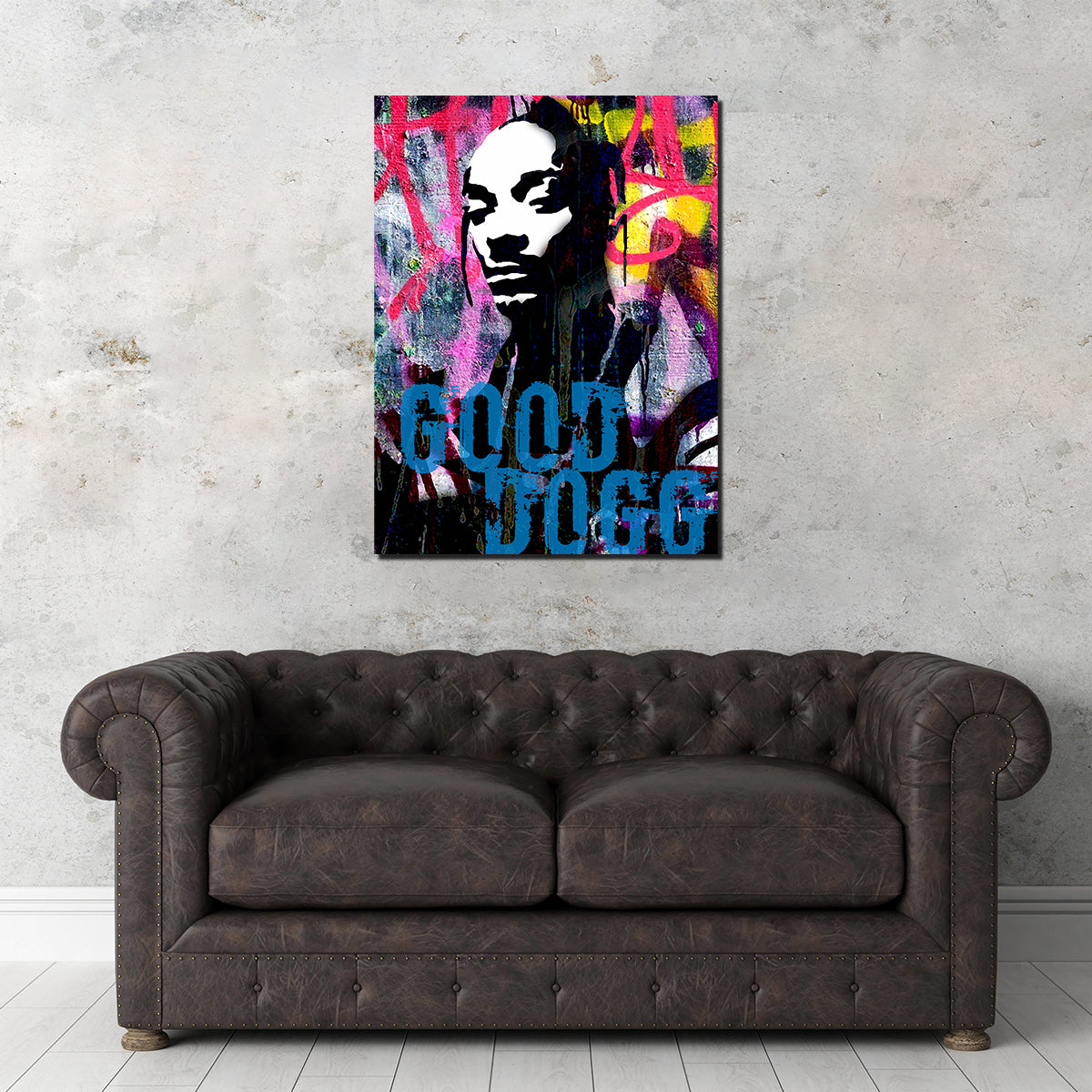 Stunning Good Dogg Wall Art by Stephen Chambers