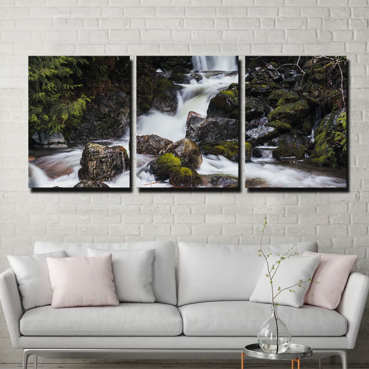 Stunning Roadside Waterfalls Wall Art by Mike Cotton