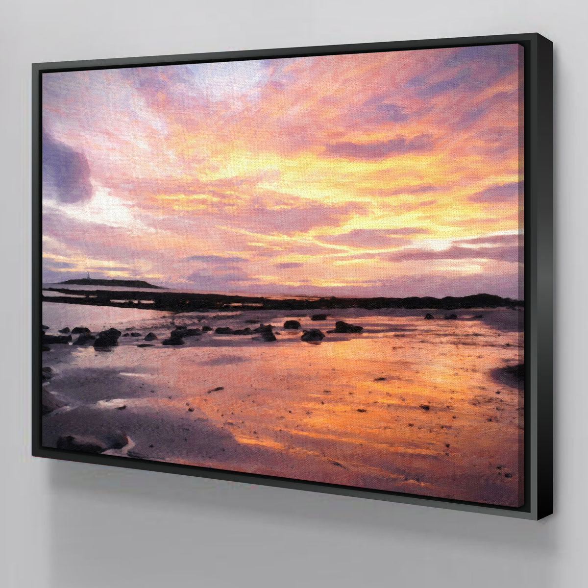 Stunning Soft Golden Sunrise Wall Art by Denise Dundon