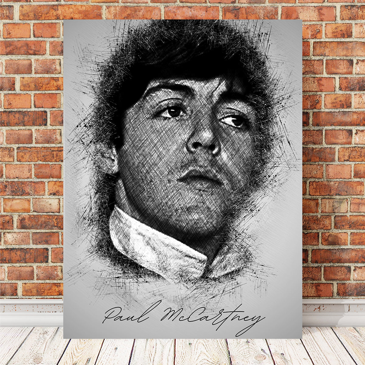 Stunning Paul McCartney Sketch Wall Art for Your Home Decor