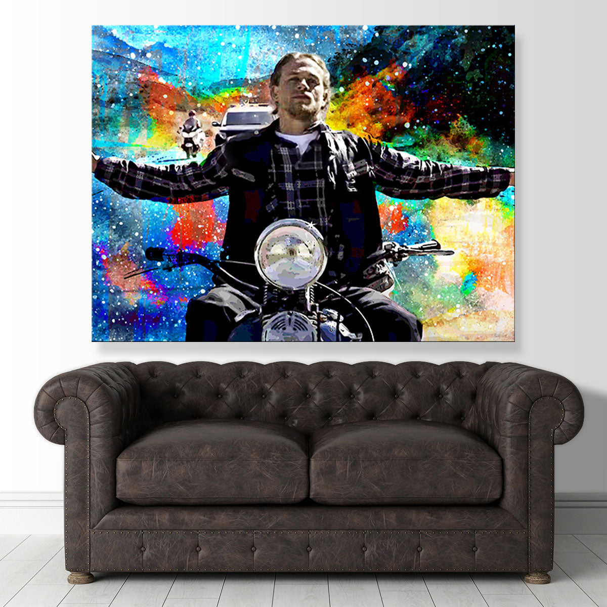 Stunning Jax Teller Wall Art - Museum-Quality Canvas on Sustainable Pine Frames