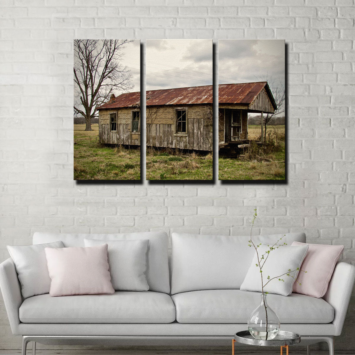 Louisiana Abandoned Cabin Wall Art by David Campbell - Museum Quality Canvas