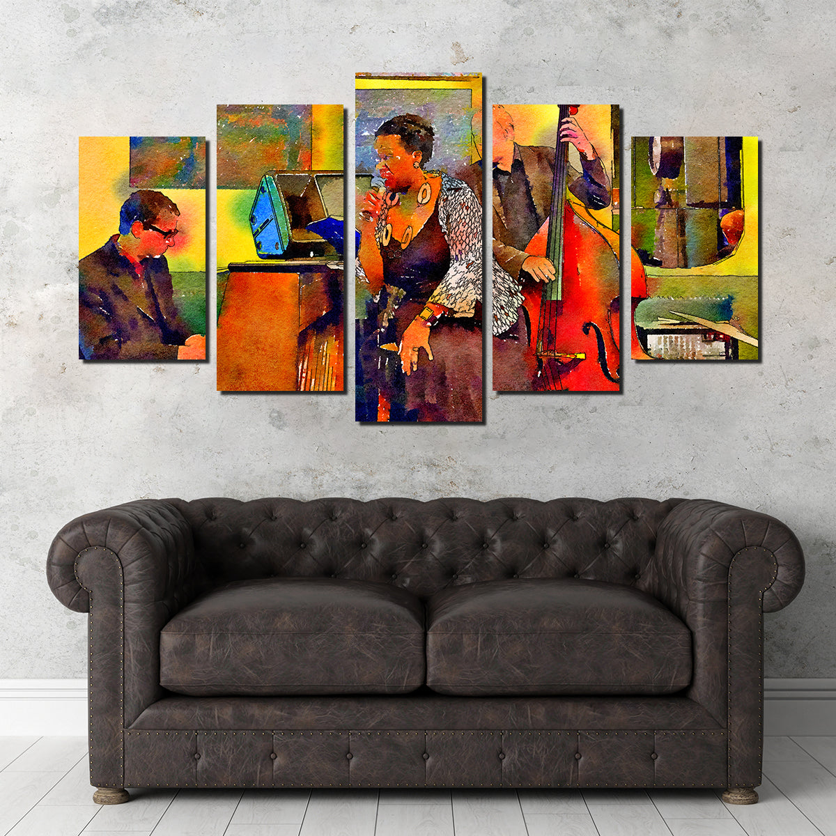 Exquisite Jazz Cafe Wall Art for Stunning Interior Decor
