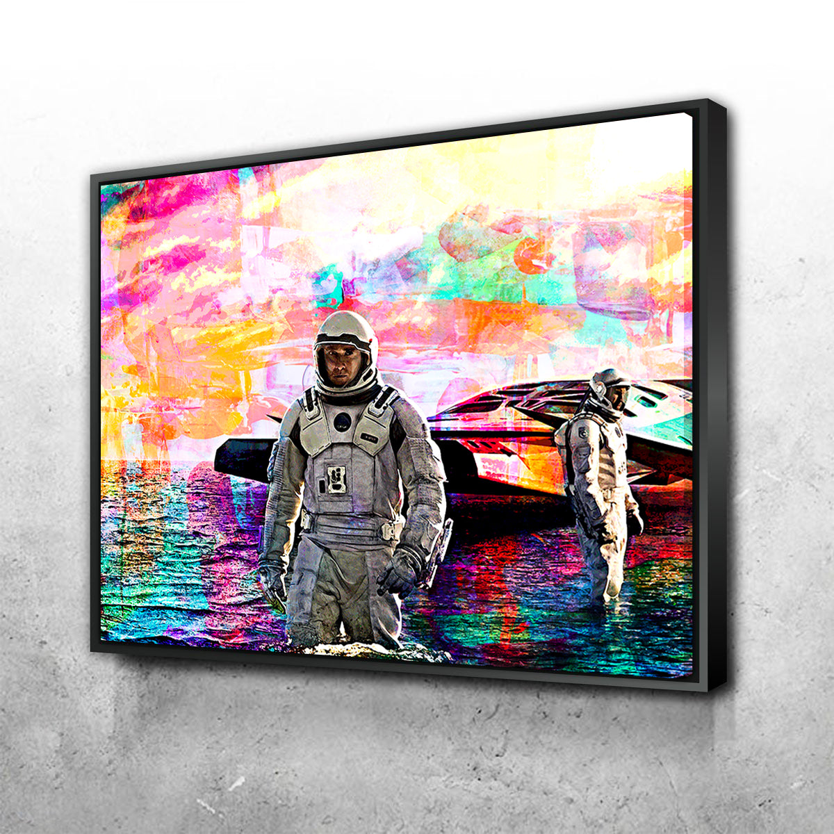 Stunning Interstellar Water Landing Wall Art for Home Decor