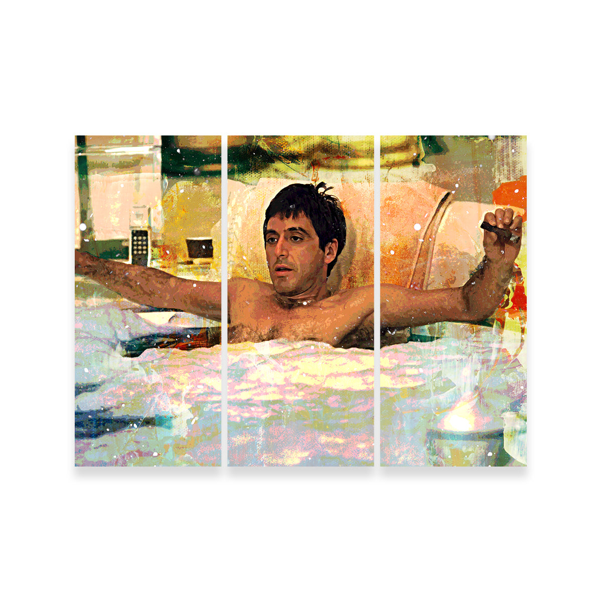 Scarface Bathtub High - Quality Wall Art for Home Decor