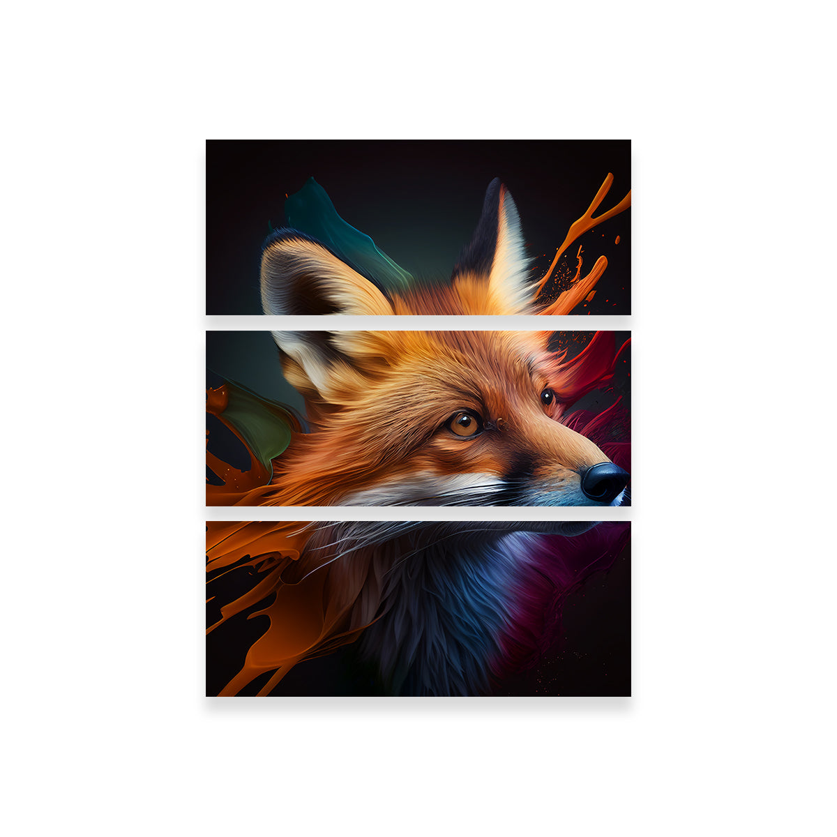 Stunning Fox Portrait Wall Art by Jennifer Hotai