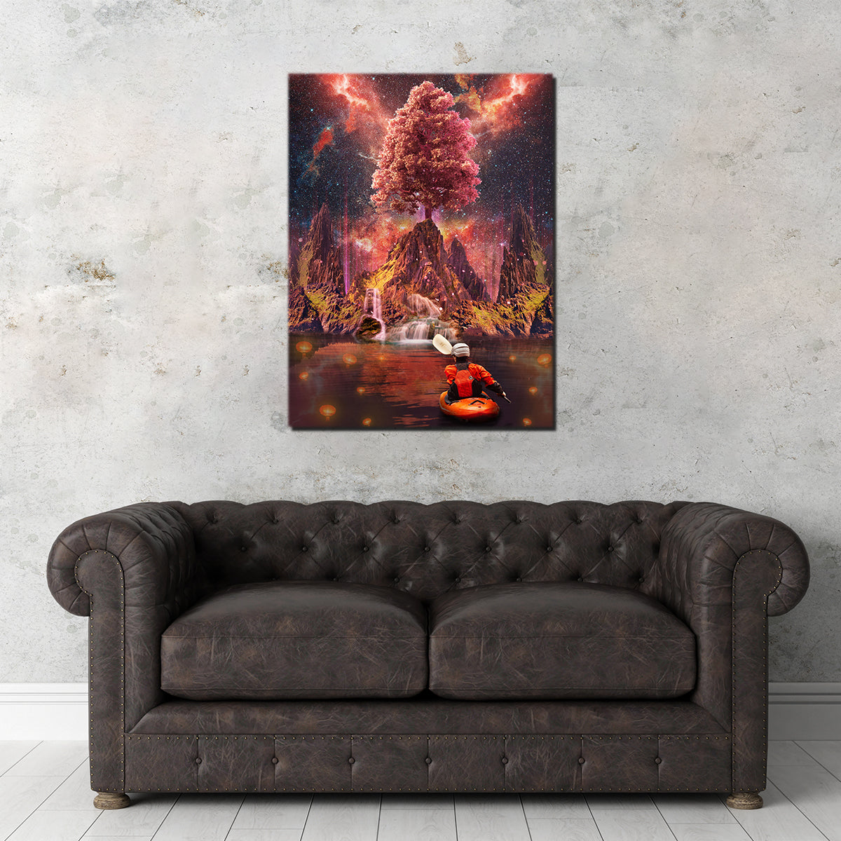 Stunning Healing Boat Wall Art by INDOARC