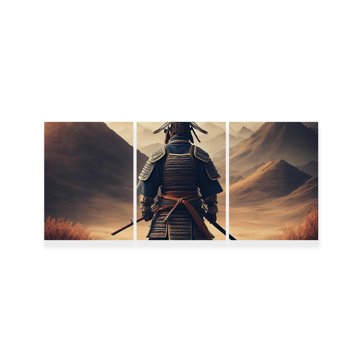 Exquisite Lone Samurai Warrior Wall Art for Stunning Home Decor