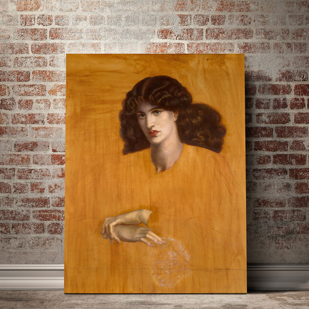 Exquisite The Lady of Pity Wall Art by Dante Gabriel Rossetti