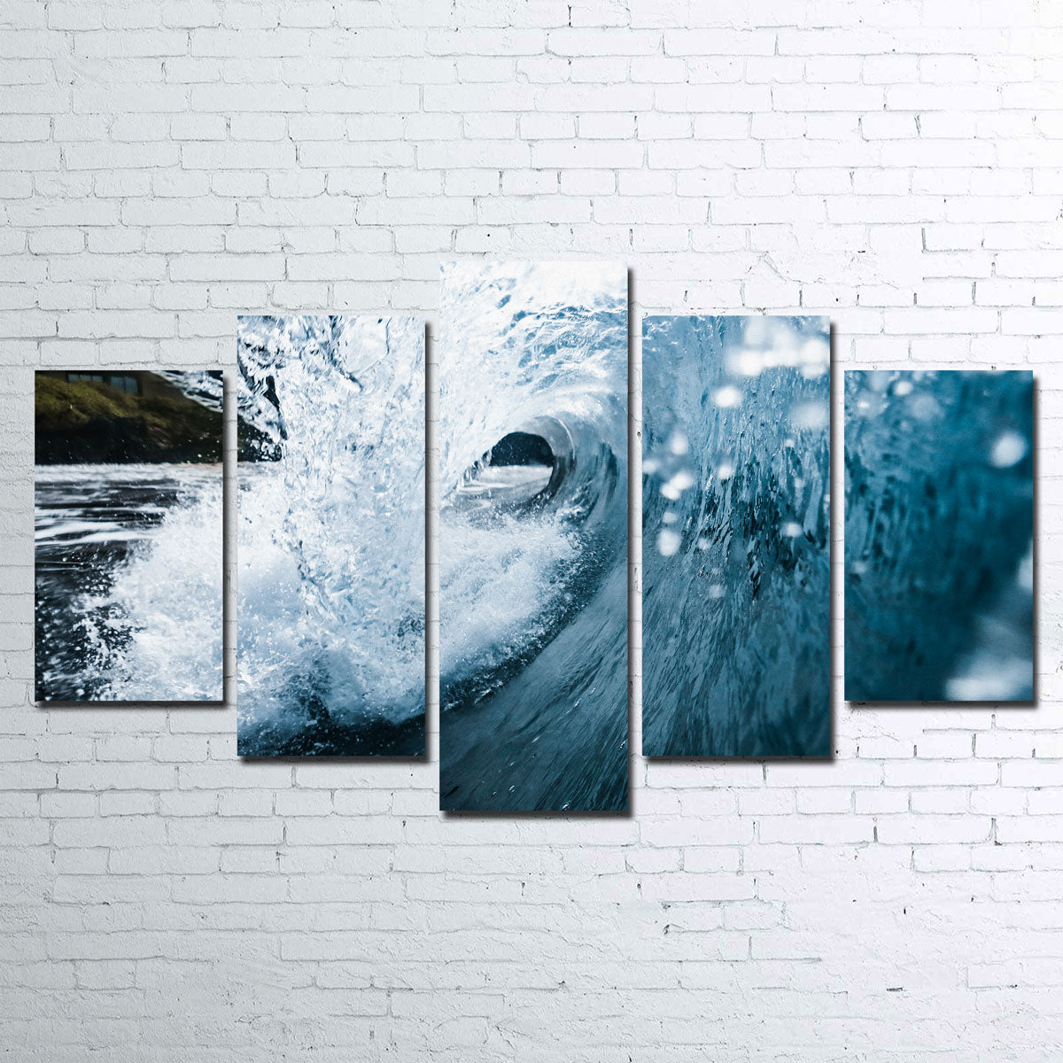 Stunning Blue Barrel Wall Art by Lucas Moore