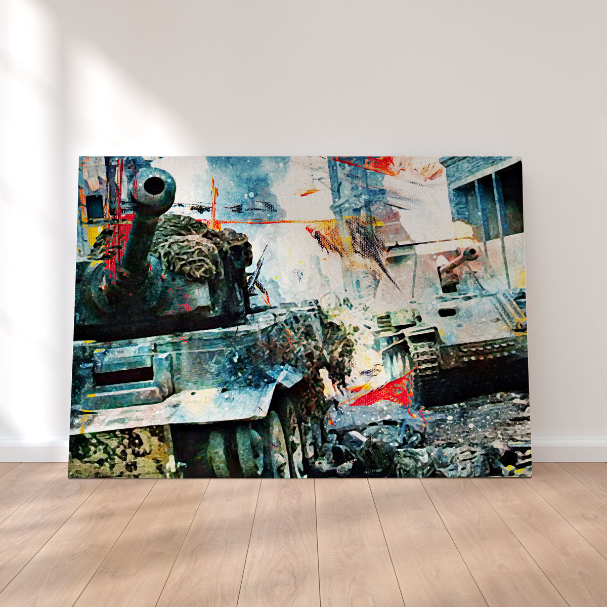 Epic Tank Battle Wall Art for Stunning Decor