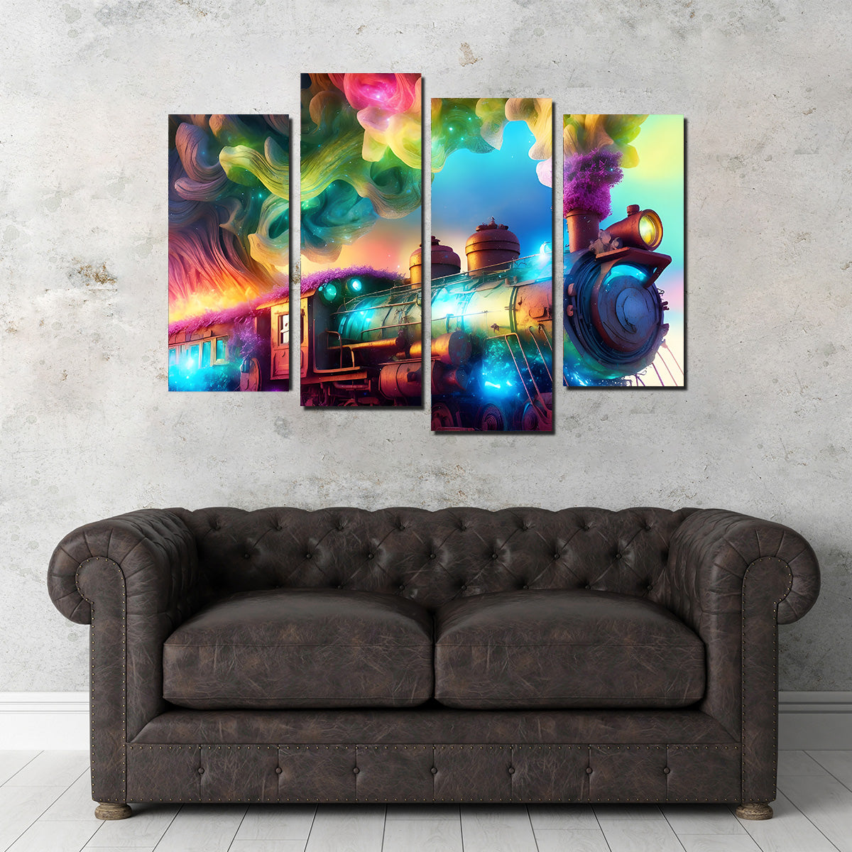 Exquisite Rainbow Railways Art Prints