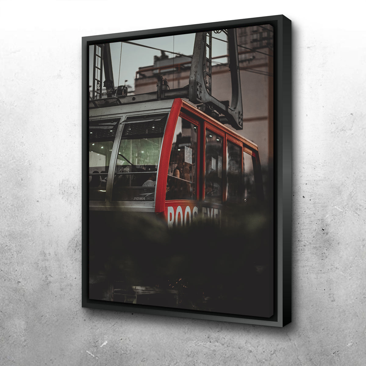 Exquisite Roosevelt Island Tram Wall Art by Charity Dos Santos
