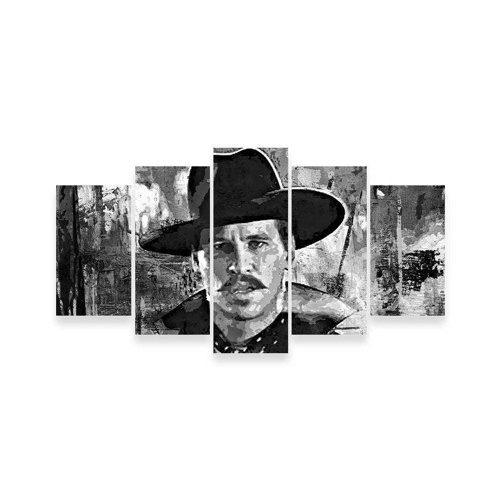 Stunning Doc Holliday Grayscale Wall Art for Home Decor