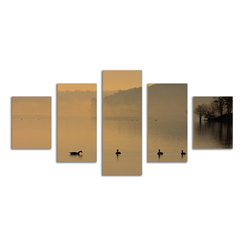 Stunning Geese on Lake Degray Wall Art for Your Home Decor