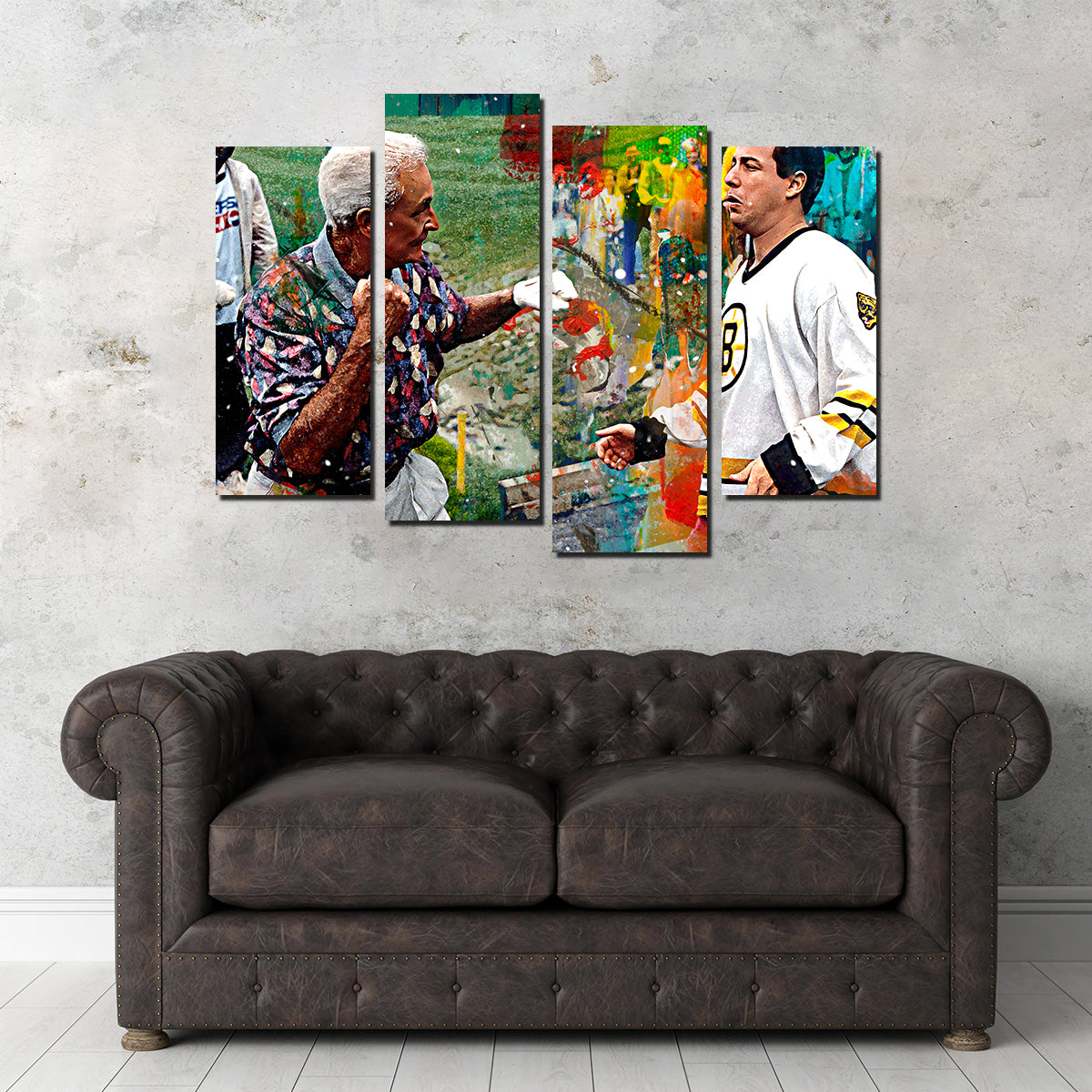 Happy Gilmore & Bob Barker High - Quality Wall Art for Home Decor