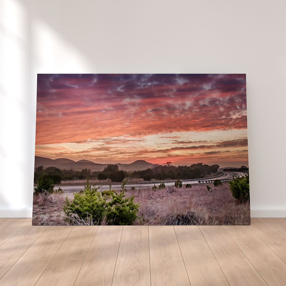 Gorgeous Texas Hill Country Sunset Wall Art for Stunning Home Decor