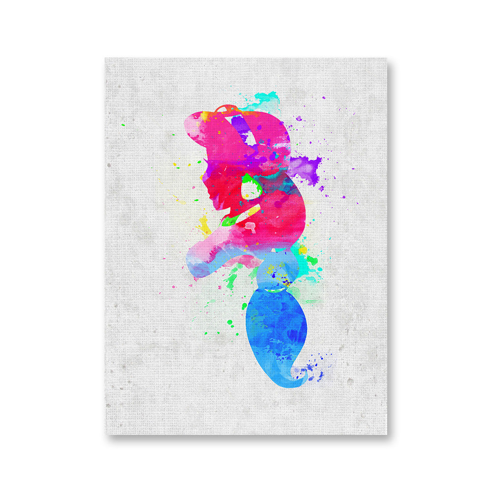 Stunning Jasmine Watercolour Splash Art Wall Art by Studiodtalk