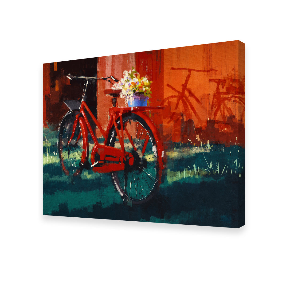 Exquisite Vintage Bicycle Wall Art Painting