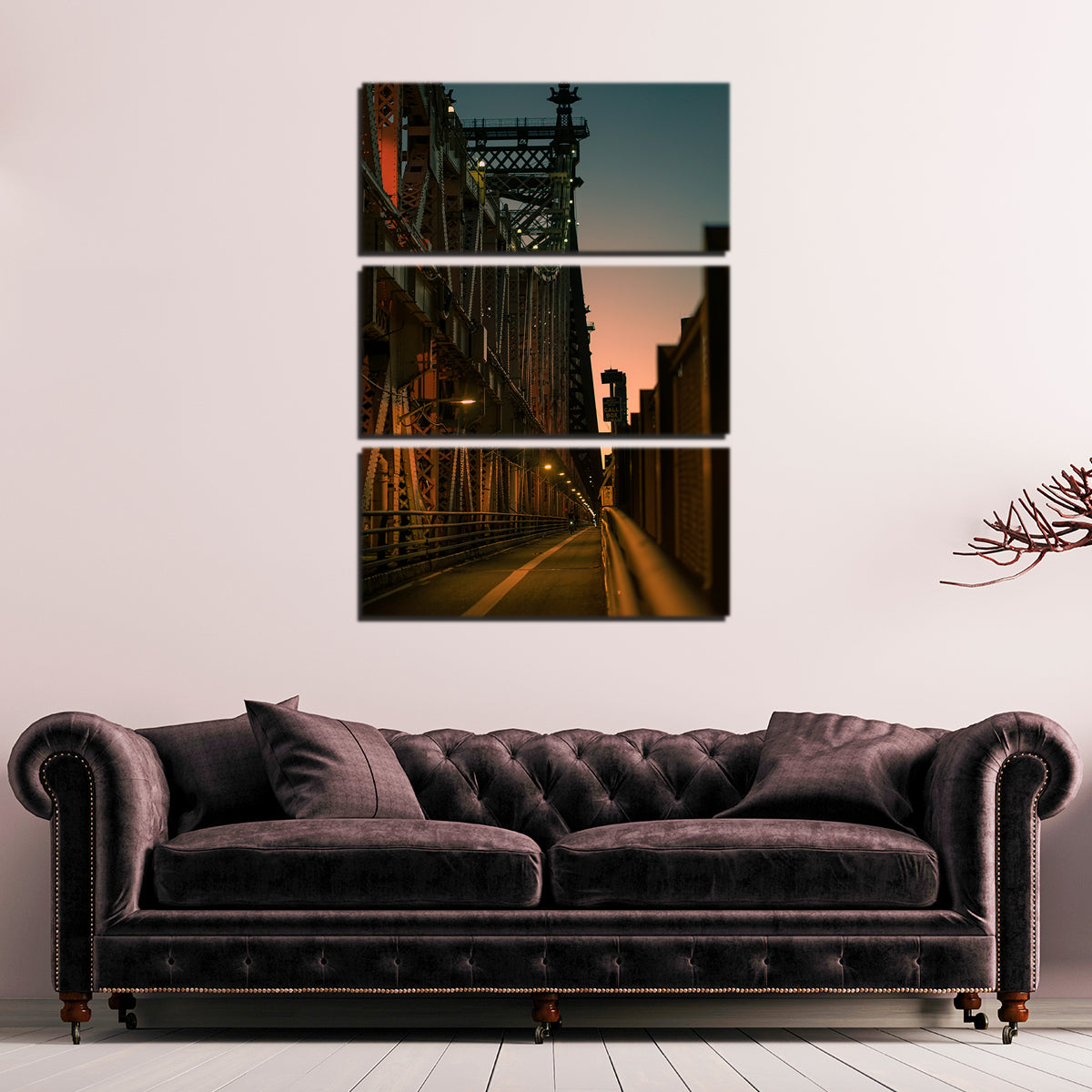 Stunning Queensboro Bridge Sunset Wall Art by Charity Dos Santos
