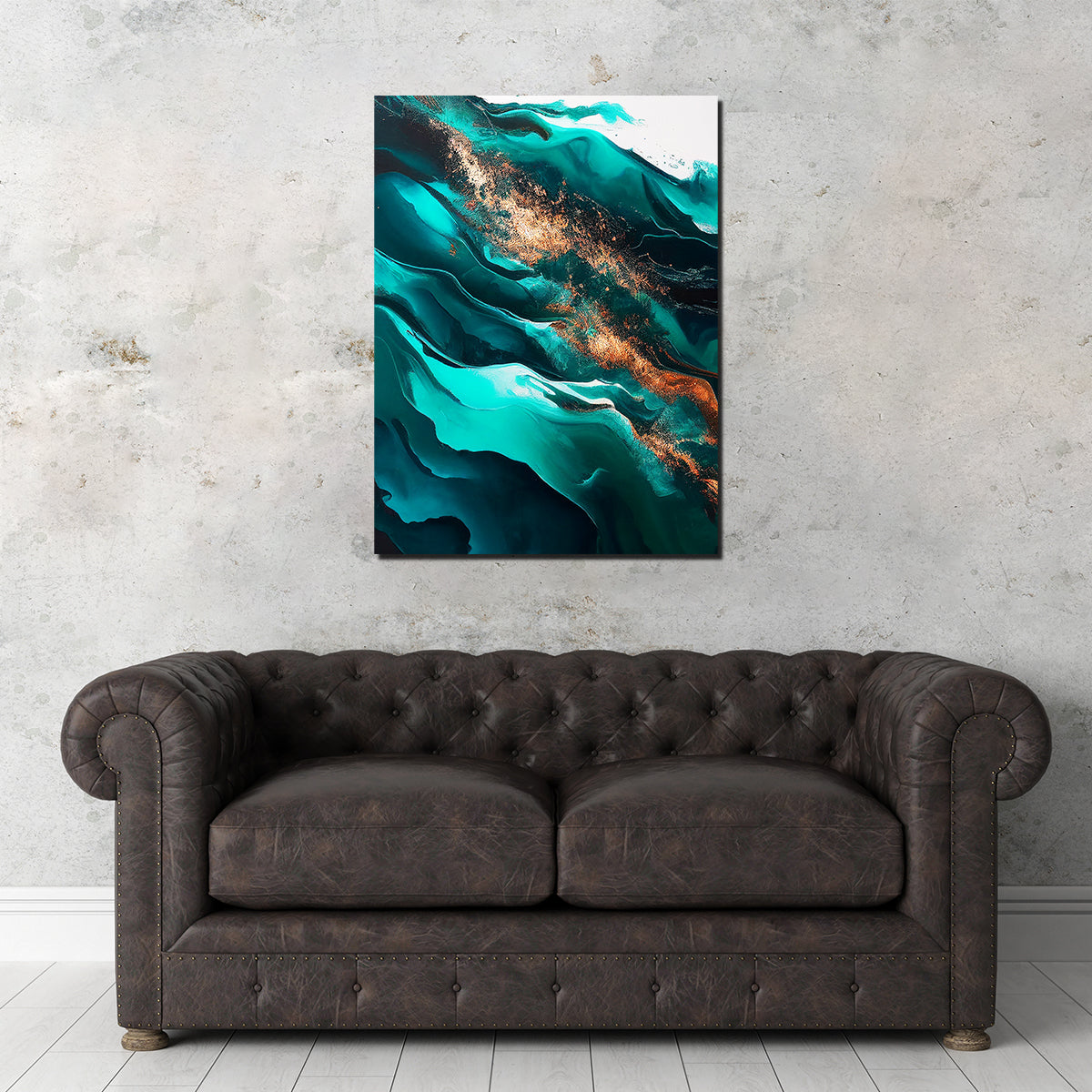 Stunning Coastal Abstract Series 6 Wall Art by Jennifer Hotai