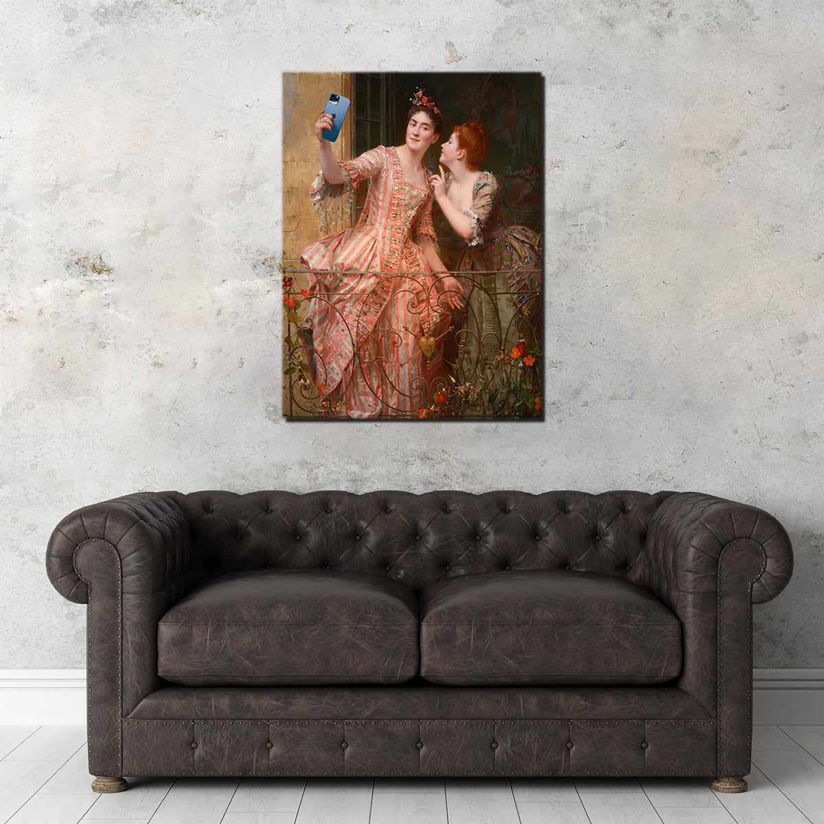 Stunning Royal Selfie Wall Art by Glory Days Studio