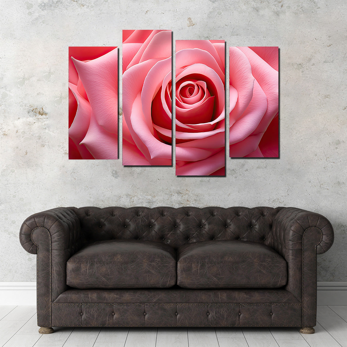 Stunning Light Pink Rose Art Print