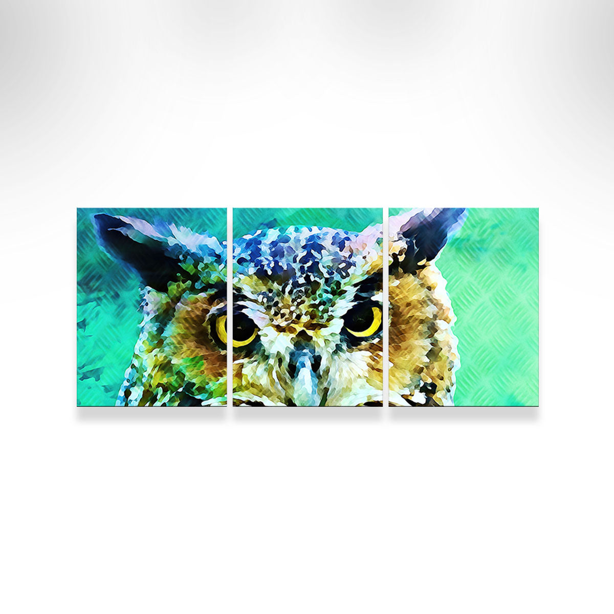 Stunning Great Horned Owl Wall Art by Denise Dundon