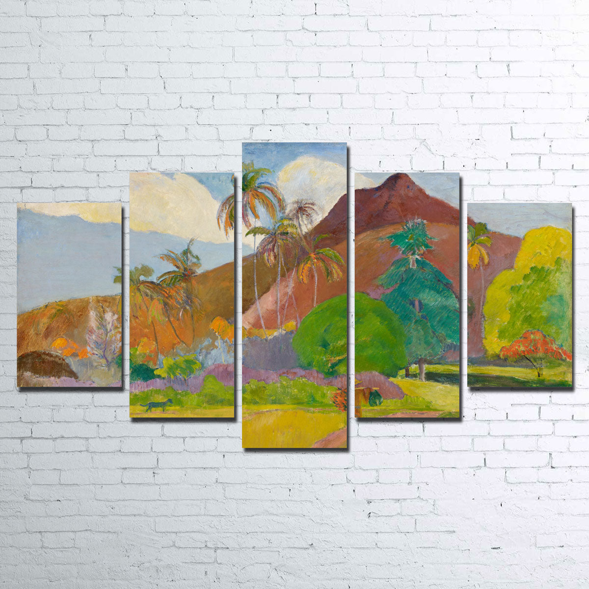 Stunning Paul Gauguin Mountain Wall Art