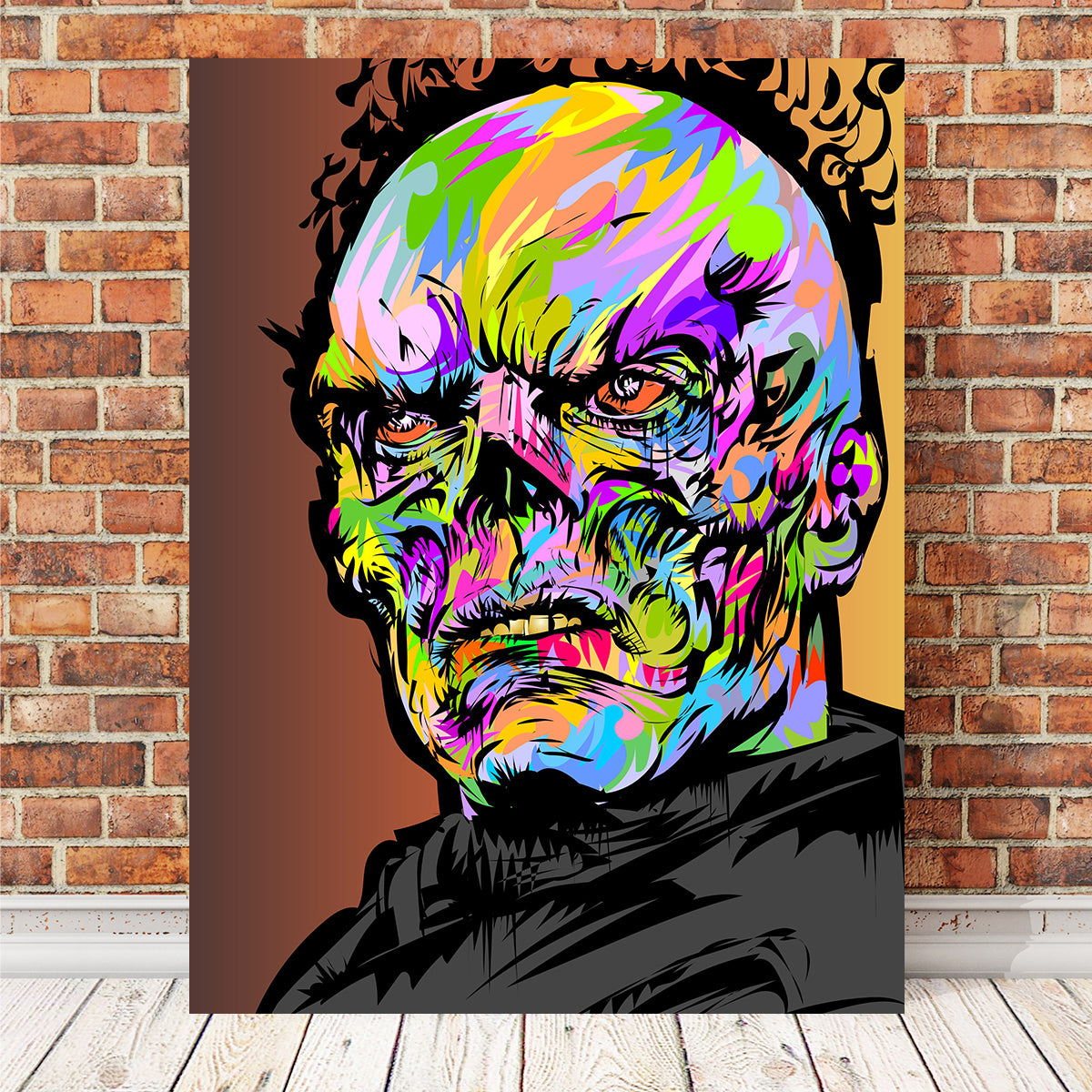 Vibrant Red Skull Color Wall Art for Stunning Home Decor