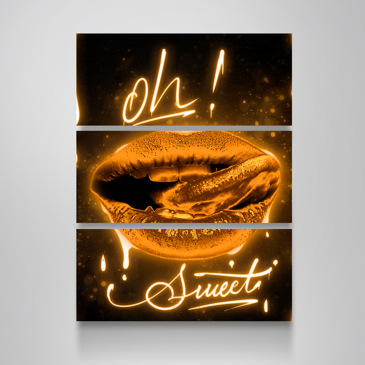 Stunning Lips Wall Art by Manuel Luces