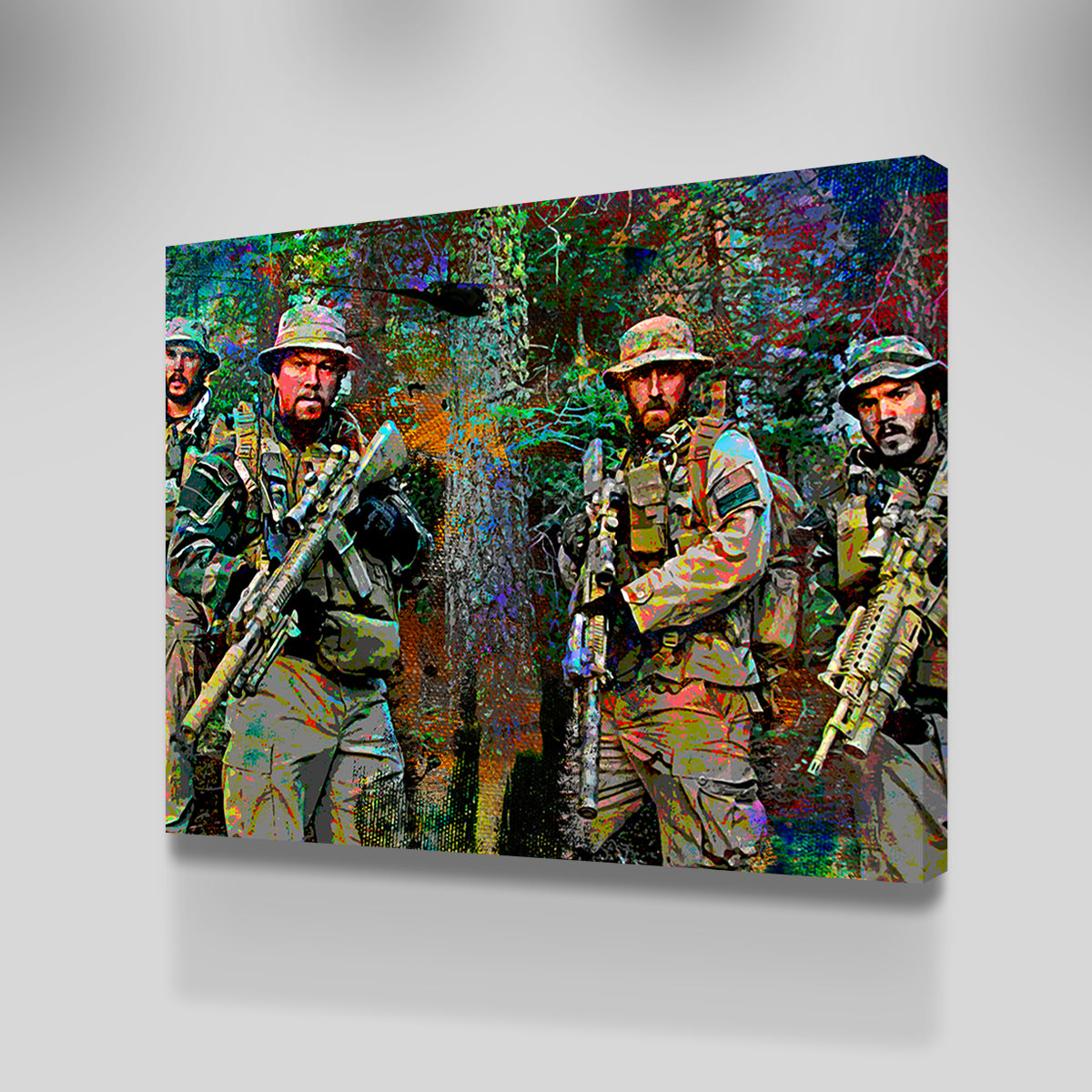 Lone Survivor Crew Wall Art - Premium Kiln - Dried Pine Framed Canvas
